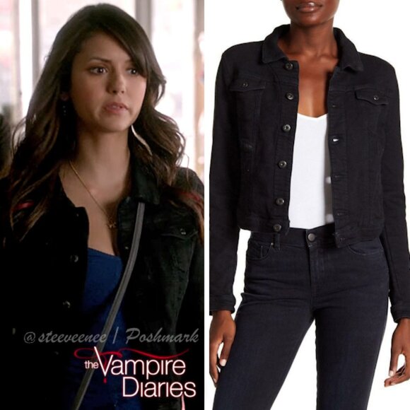 Diesel Fringi-Ne Denim Jean Jacket ASO Elena Gilbert - Picture 1 of 14